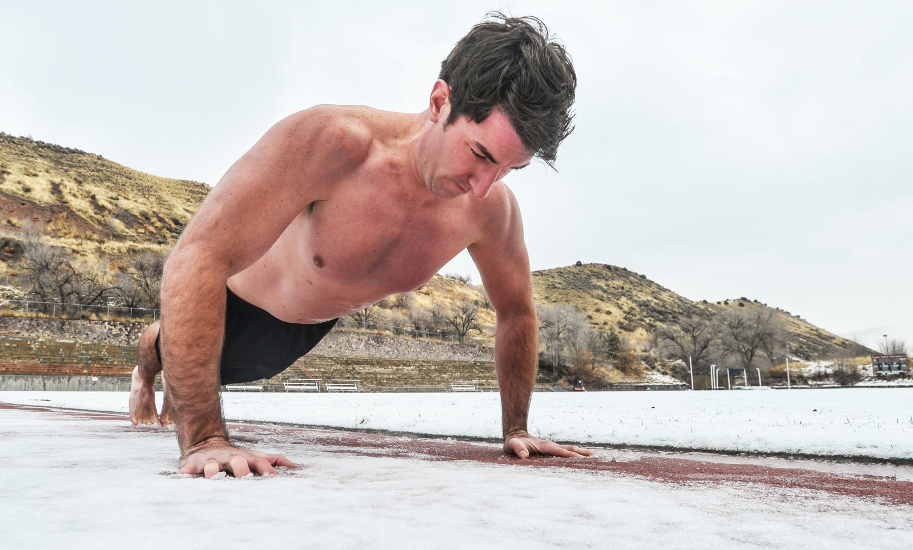 Jeff Zausch North Pole pushups